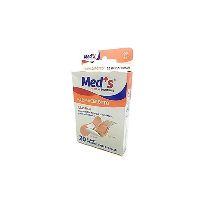 Med's Farmacerotto Classic Hypoallergenic Adhesive Bandage 20 Pieces