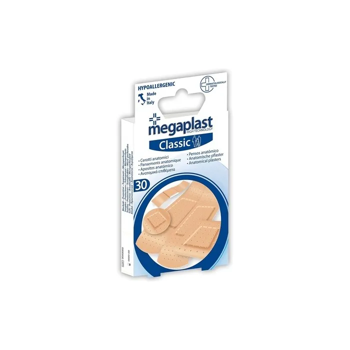 Megaplast Classic Plasters 30 Pieces