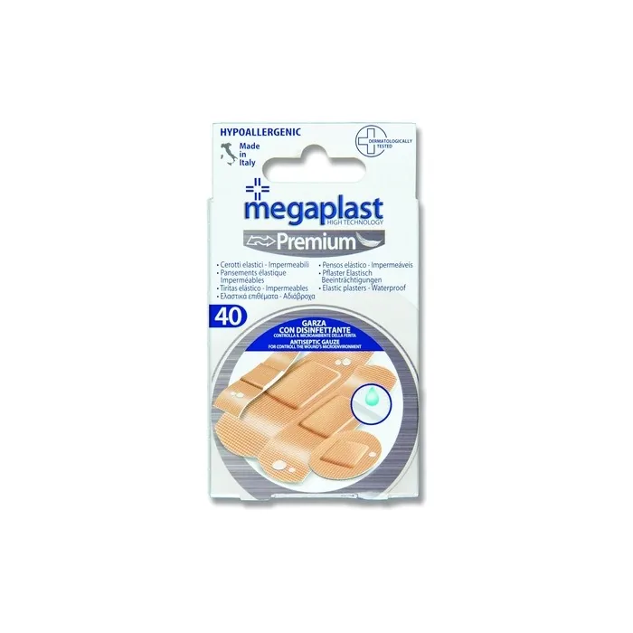 Megaplast Premium Waterproof Dressings with Antiseptic Gauze