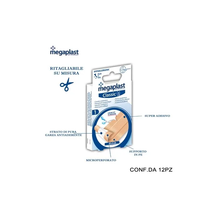 Megaplast Classic Ml 1 Strip 50x6cm Pe Pack.1 12pcs
