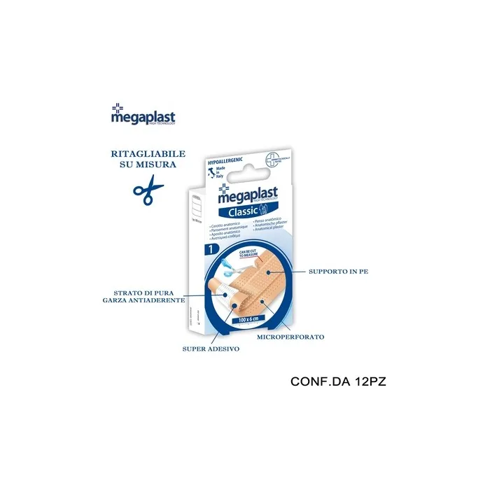 Megaplast Classic Ml 1 Strip 100x6cm Pack Of 12