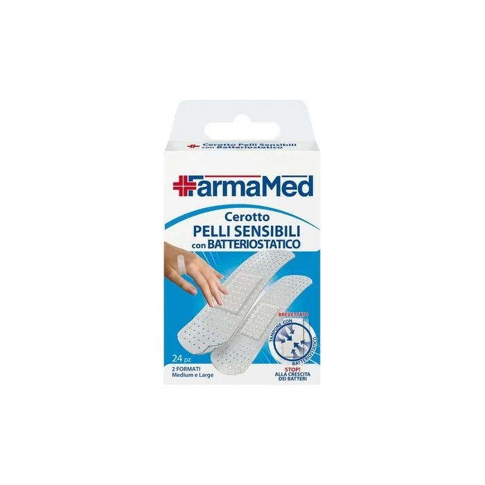 Bacteriostatic Plasters 24 Pcs Psensibili