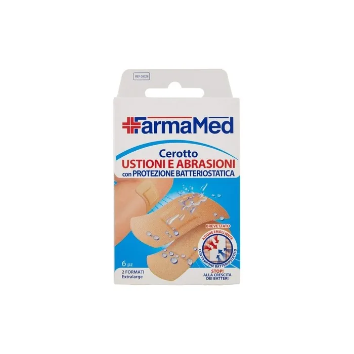Farmamed XL Burn and Abrasion Plasters 10 Count