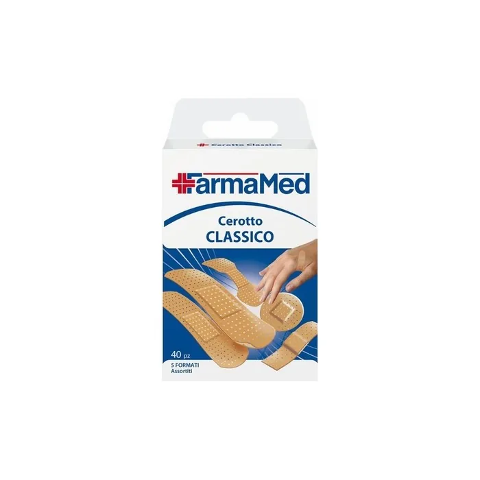 Classic Plasters 5 Formats 40 Pcs Farmamed