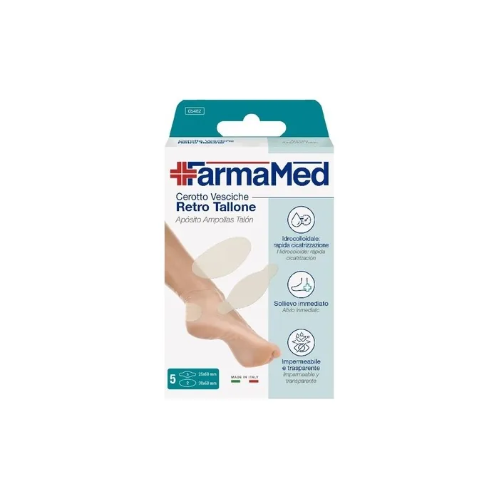 Blister Heel Plasters 5 Pcs Farmamed
