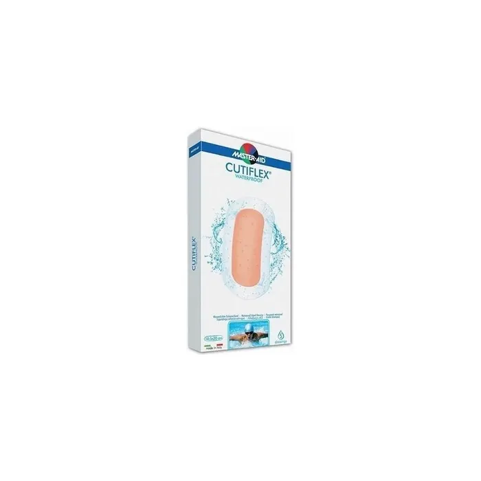 Pietrasanta Pharma Master Aid Cutiflex Waterproof Bandage Water Stop 5 Bandages 105x15cm