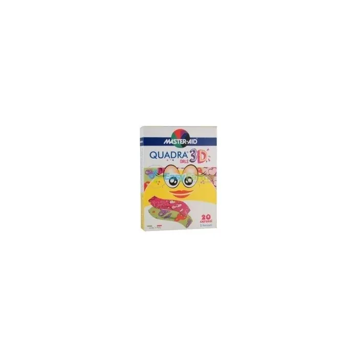 Pietrasanta Pharma Master Aid Quadra 3d Girls 20 Bandages