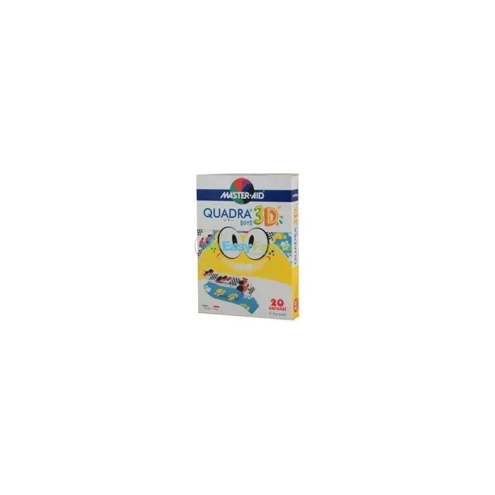 Pietrasanta Pharma Master Aid Quadra 3d Boys 20 Plasters