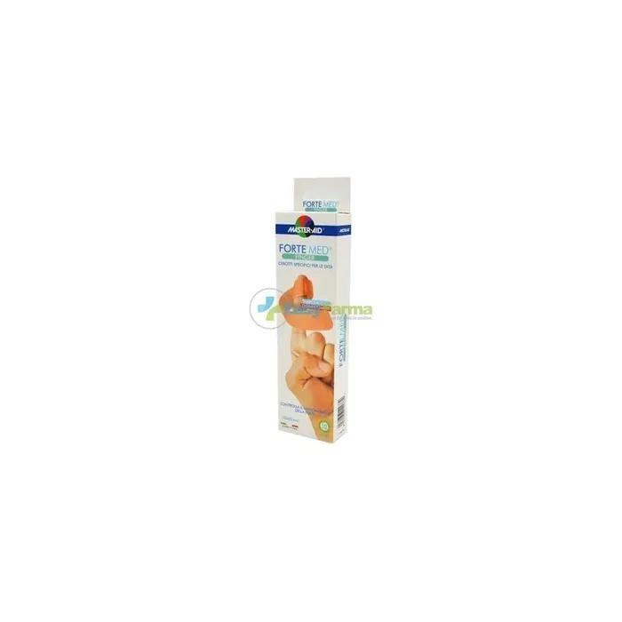 Pietrasanta Pharma Master Aid Forte Med Finger Bandages Specific For Fingers 150x20 Mm 10 Bandages