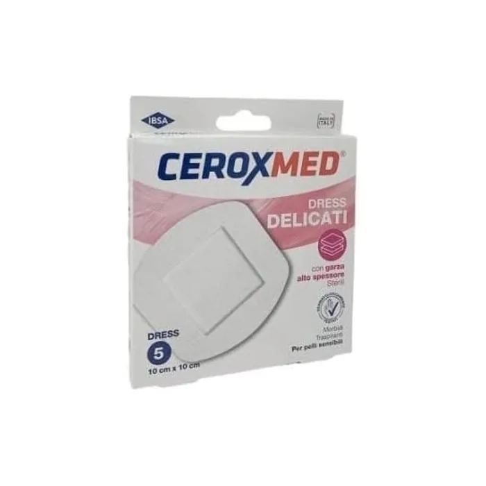 Ceroxmed Dress - Delicate Plasters 10 x 10cm - Pack of 5