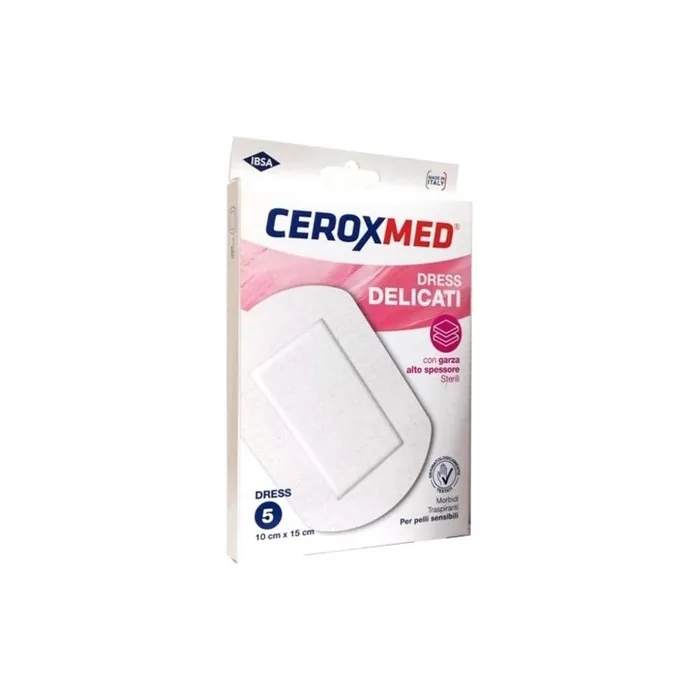 Ceroxmed Dress - Delicate Plasters 10 x 15cm - Pack of 5
