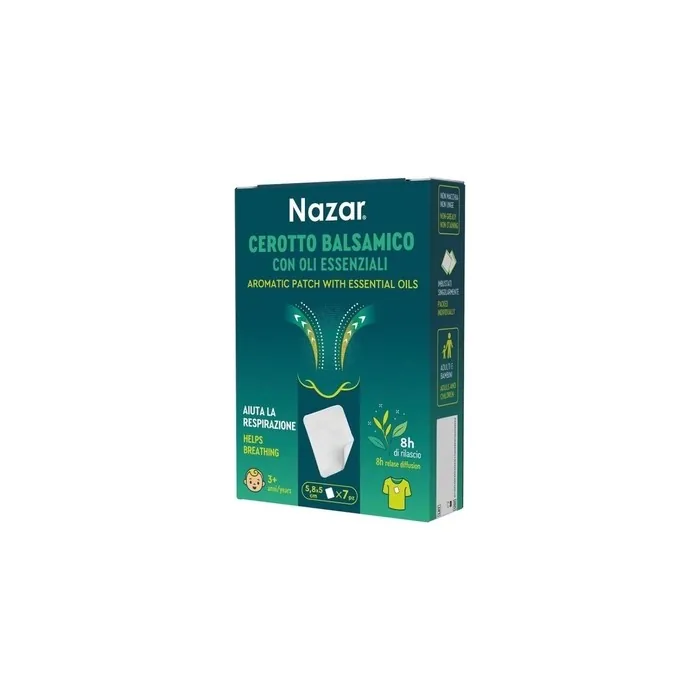 Pietrasanta Pharma Nazar Balsamic Patch with Essential Oils for Clothing - Pack of 7