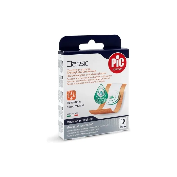 Pic Classic Breathable Plaster Strip 10X8 cm - Pack of 10