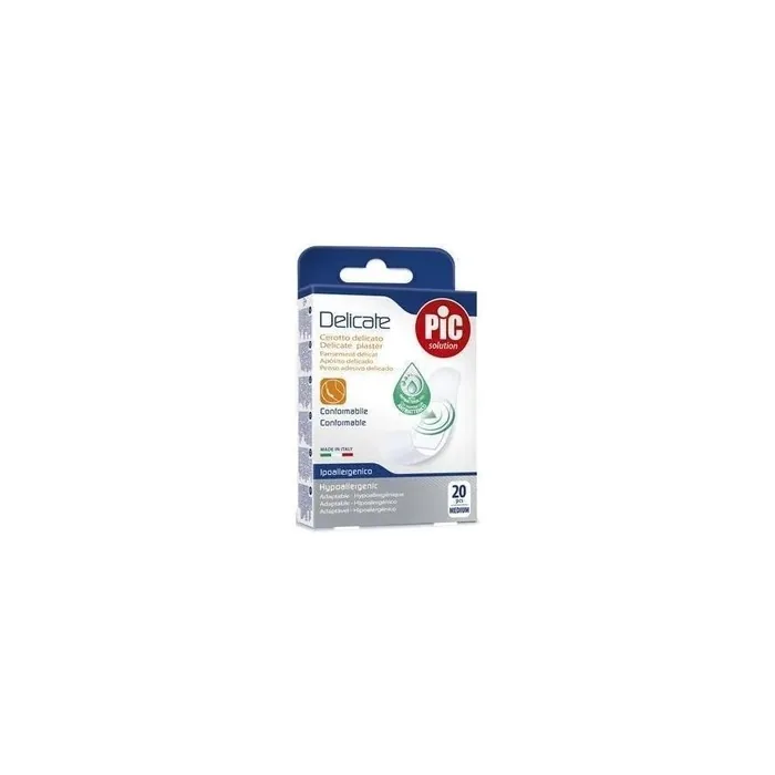 Pikdare Delicate Antibacterial Plaster 19x72 Mm 20 Pieces