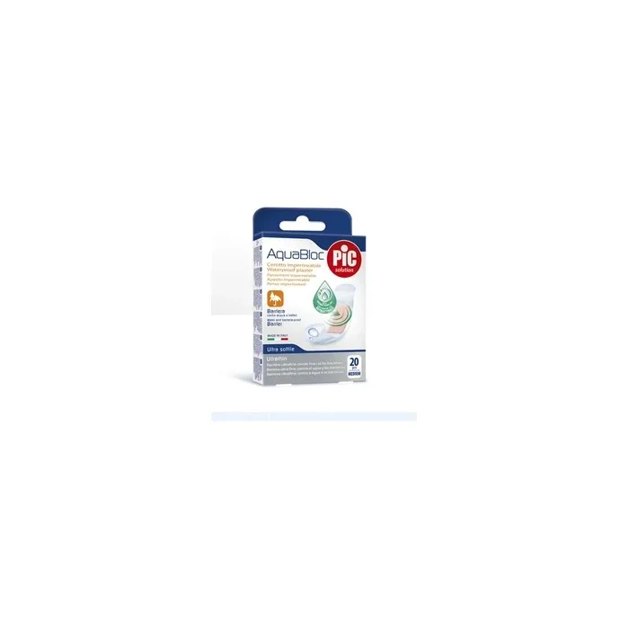 Pic Solution Pic Aquabloc Waterproof Plasters Medium 20 Units