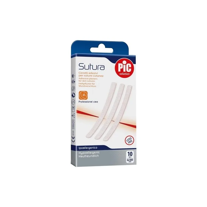 Artsana Pic Sutura Cerotto 6 X 100mm 10 Pieces
