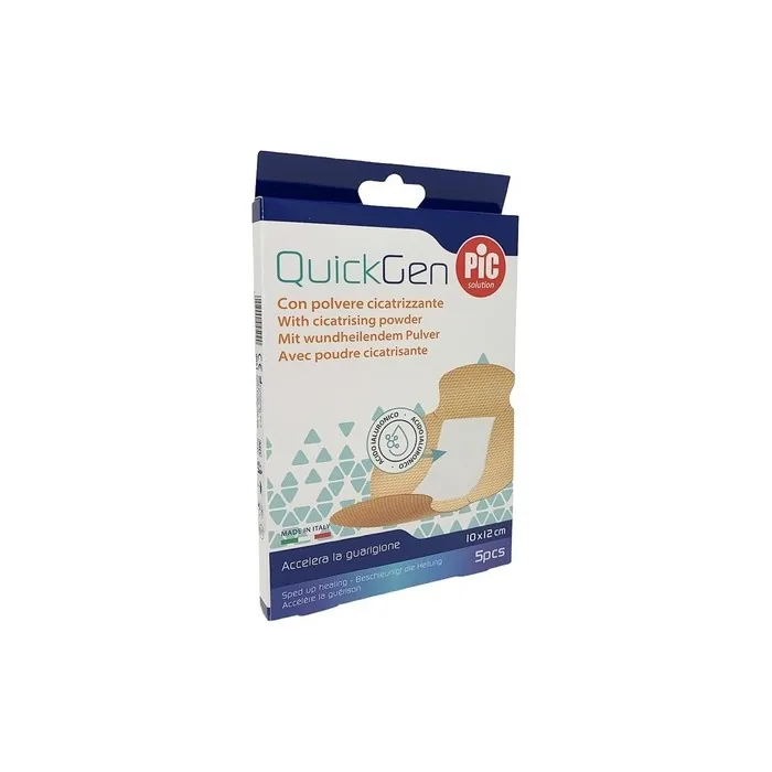 Pic QuickGen Joint Plaster with Healing Powder 10x12cm - Pack of 5