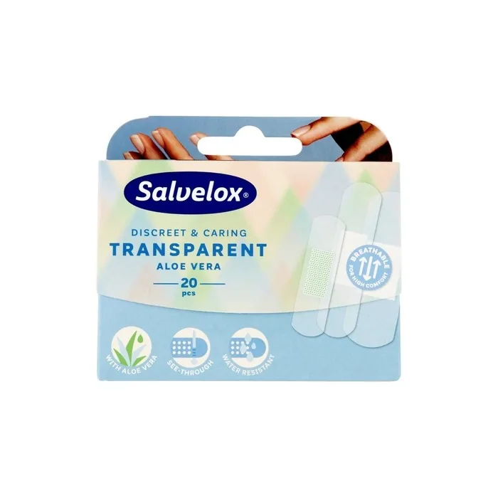 Tiritas Salvequick Transp Aloe Vera 20 Units