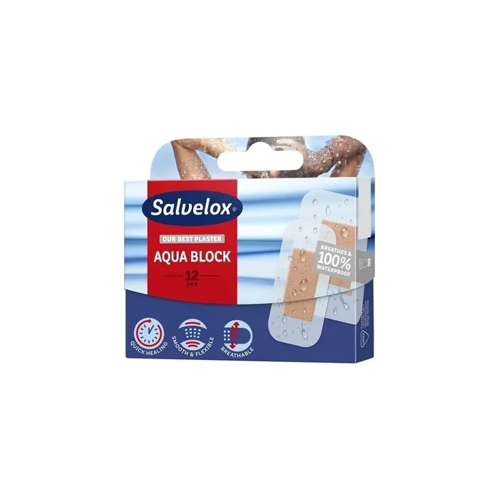 Orkla Care Ab Salvelox Aqua Block 12 Pieces