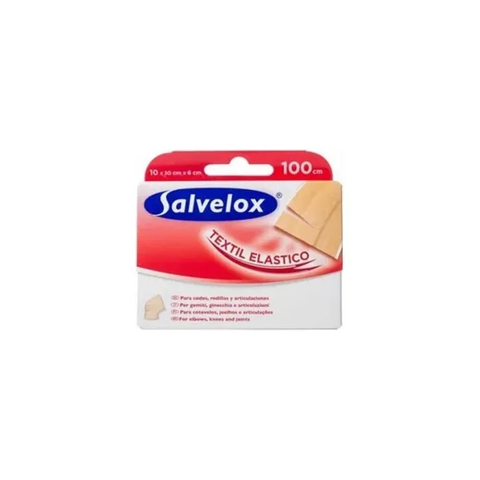 Salvelox Salvelox Plasters Textil Elastic 12x10cm