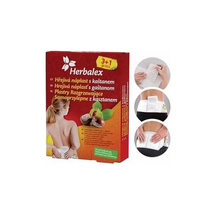 Herbamedicus Warming Plasters With Horse Chestnut 31 Free Lumbar Belt
