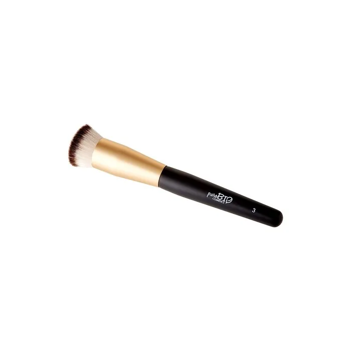 PuroBio Flat Kabuki Facial Brush No. 03