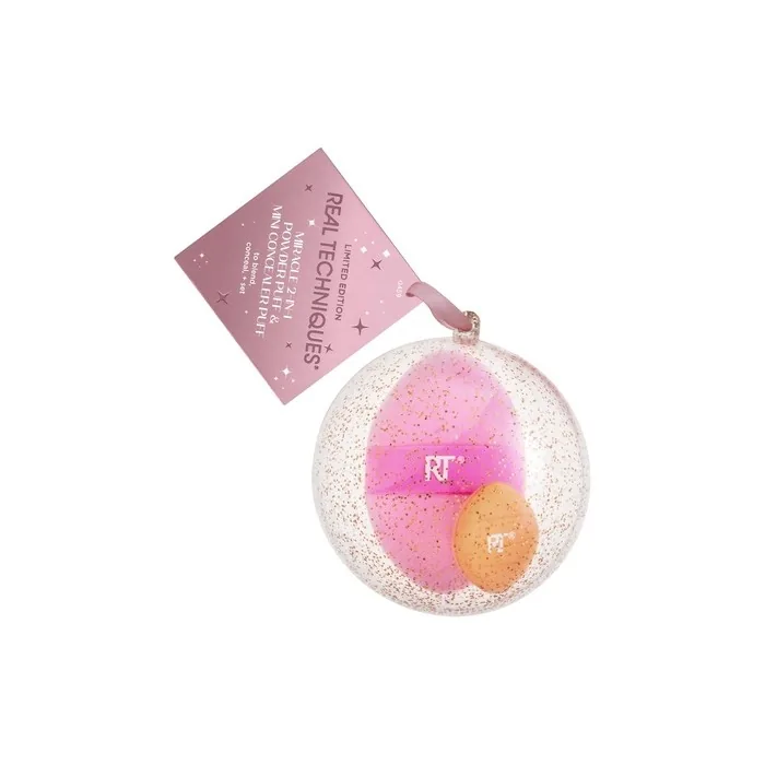 Real Techniques Miracle 2in1 Powder Puff & Mini Concealer Puff