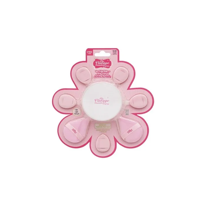 Vintage Cosmetics Vintage Make-Up Powder Puff Set