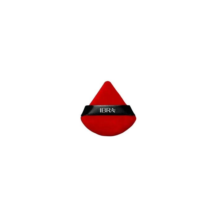 Ibra Makeup Triangle Powder Puff - Red