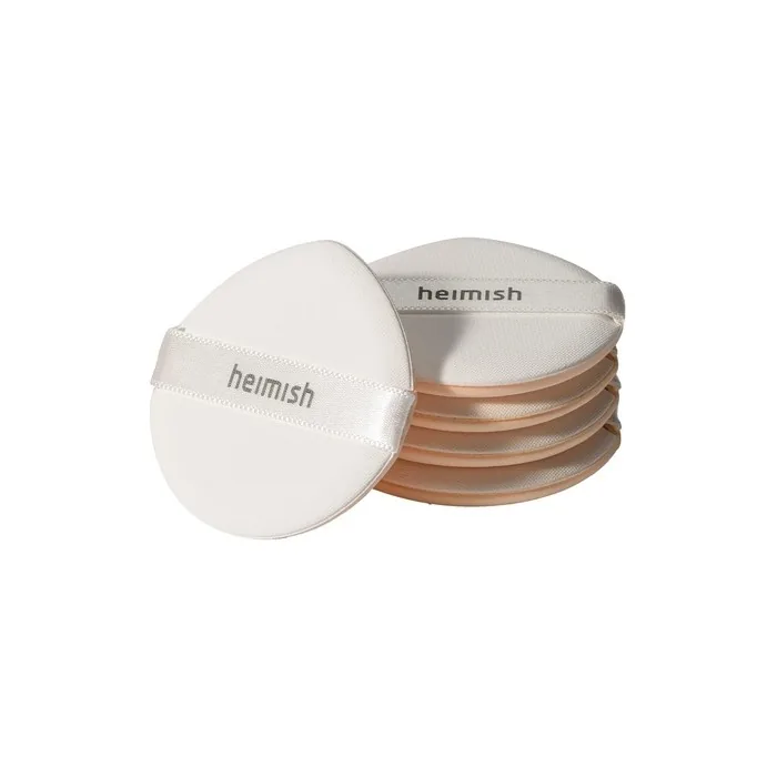 Heimish Artless Rubycell Puff 5 pcs Soft Cushion Puff Foundation Makeup Tool Angled Design Wet and Dry Use