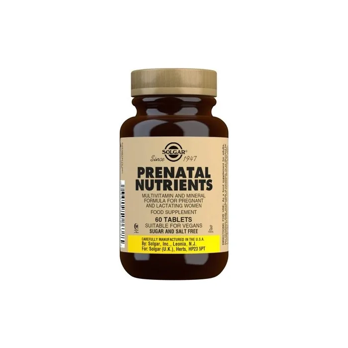 Solgar Prenatal Nutrients Tablets 60 Count