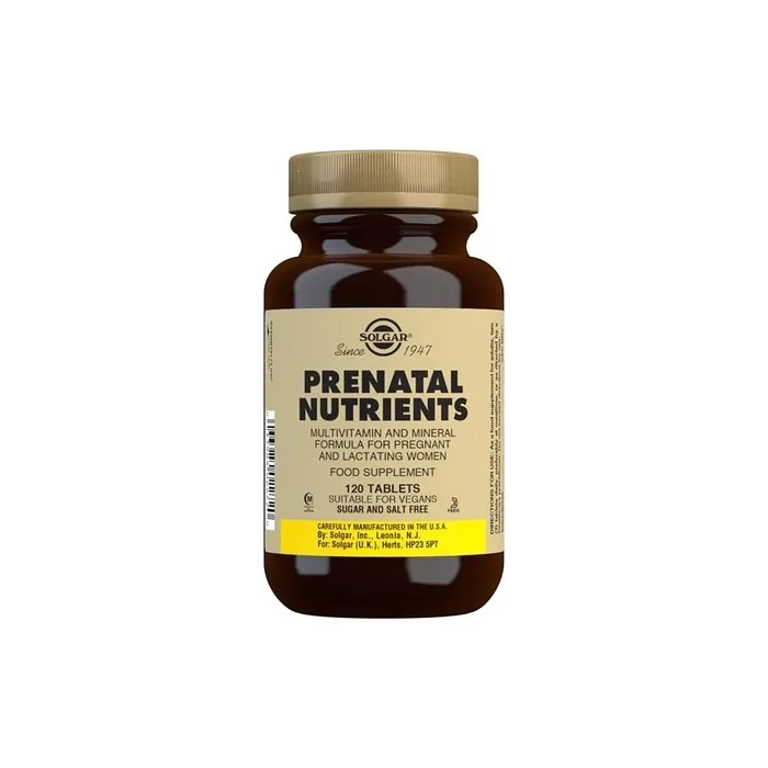 Solgar Prenatal Nutrients Tablets 120 Count