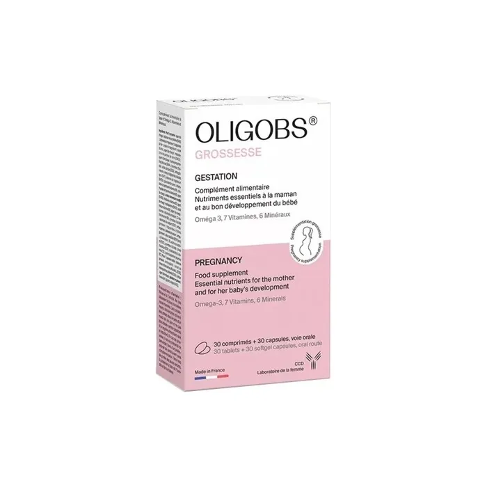 Oligobs Pregnancy Food Supplement 30 Tablets and 30 Capsules