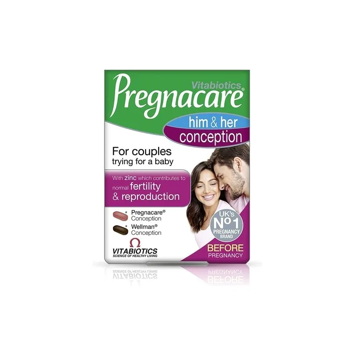 Pregnacare Vitabiotics His and Her Conception 60 Tablets