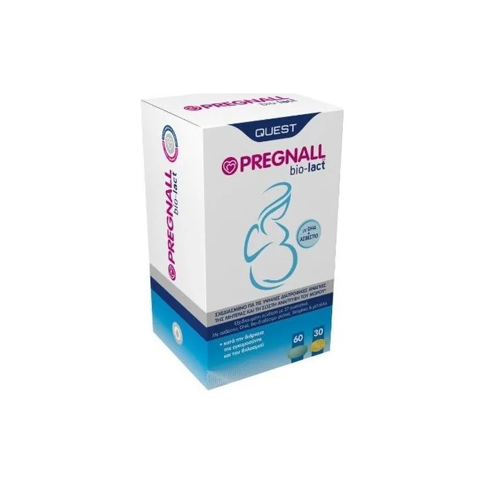 Quest Pregnal Bio Lact Dietary Supplement During Pregnancy 30 Capsules And 60 Tablets