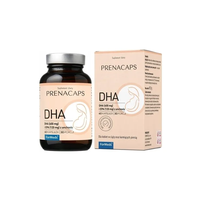 ForMeds Prenacaps Choline 250mg Pregnancy Liver Supplement Vegan Vegetarian 60 Capsules