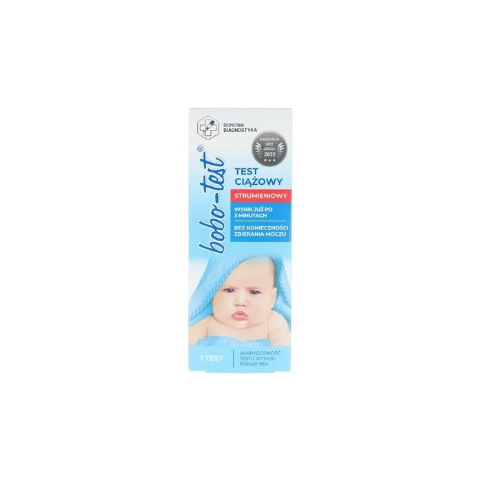 Bobo Pregnancy Test - Stream, 1 Piece, Long Expiry Date