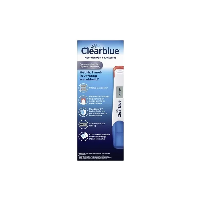 Clearblue Digital Early Pregnancy Test X2 - Accurate And Easy To Read Results
