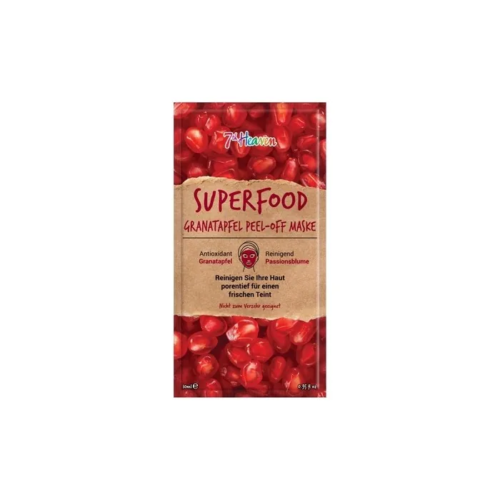 Superfood Peeloff Pomegranate Mask 7th Heaven