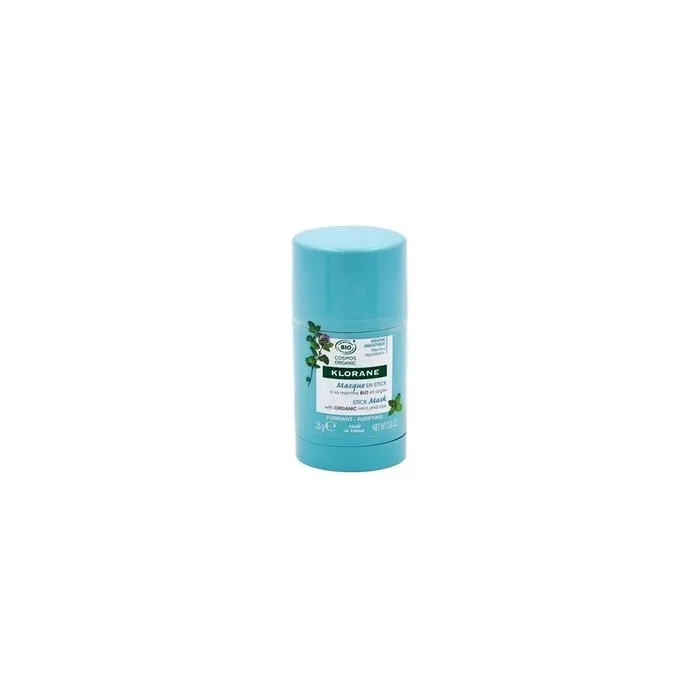 Klorane Aquatic Mint Purifying Stick Mask 25g Face Mask For Combination To Oily Skin
