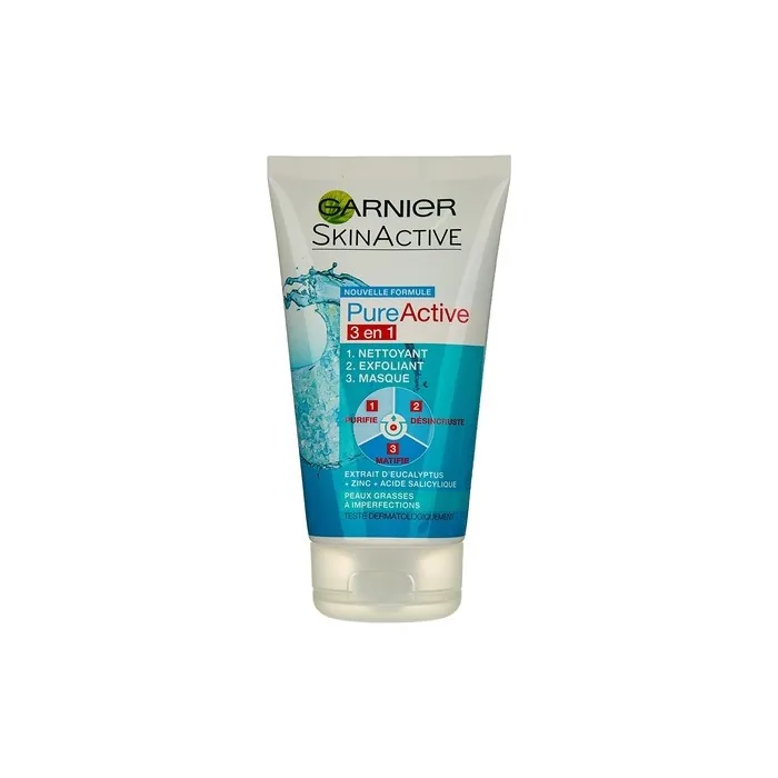 Garnier Pure Active Face Cleanser 3 in 1 Peeling Mask