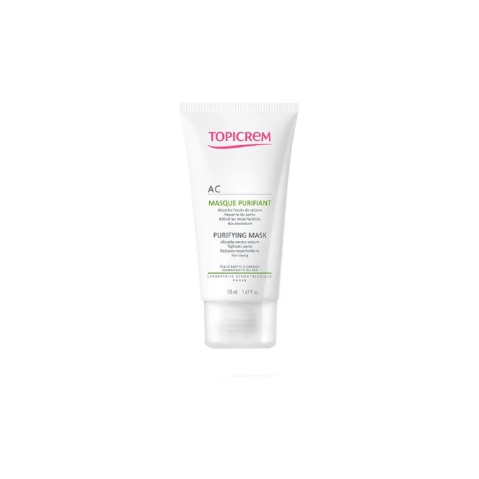 Topicrem Cleansing Mask For Oily And Combination Skin Ac Purifying Mask 50 Ml