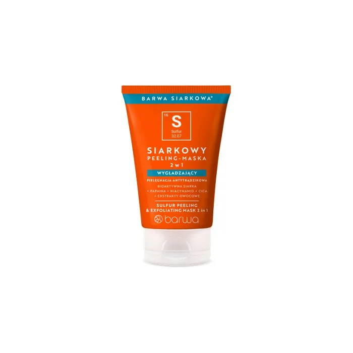 Barwa Sulfur 2-in-1 Smoothing Peeling Mask for Problematic Skin Deep Cleansing