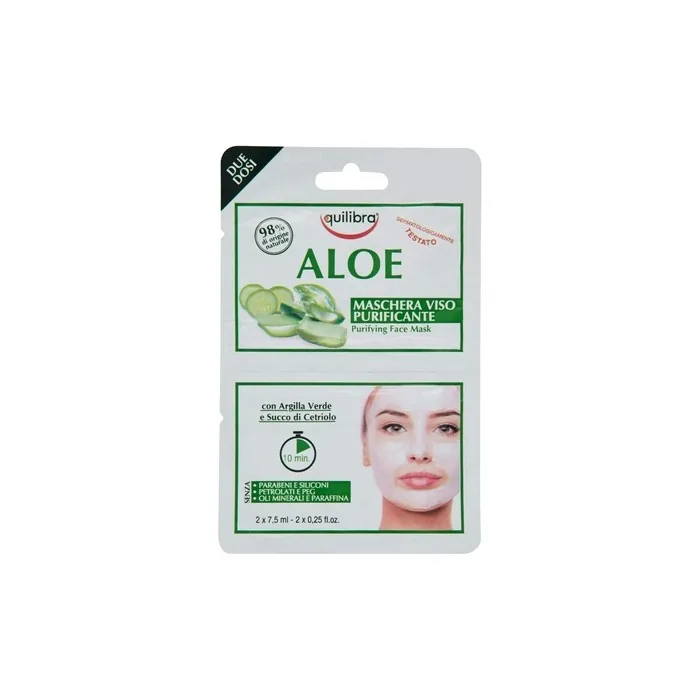 Equilibra Aloe Purifying Face Mask 2x 7.5ml