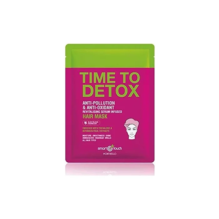 Montibello Smart Touch Time To Detox Mask 30 Ml Cap, Red, Standard