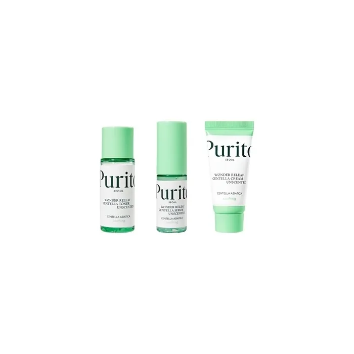 PURITO Wonder Releaf Centella Mini Kit Unscented
