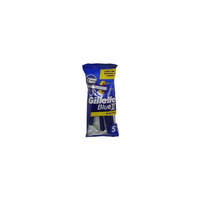 Gillette Blue II Slalom Disposable Razor - Pack of 5