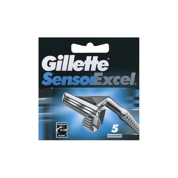 Gillette Sensor Excel Men's Razor Blades 5 Count