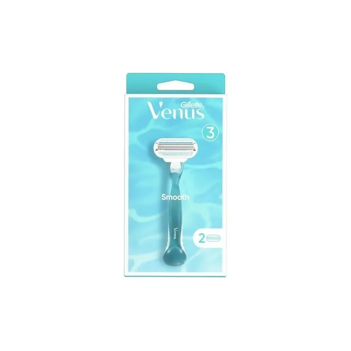 Gillette Venus Smooth Women's Razor With 2 Heads