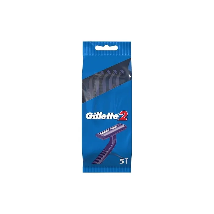 Gillette 2 Men's Disposable Razor 5 Units